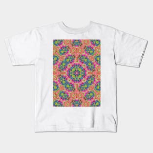 A Mandala for the ancient diety Bes Kids T-Shirt